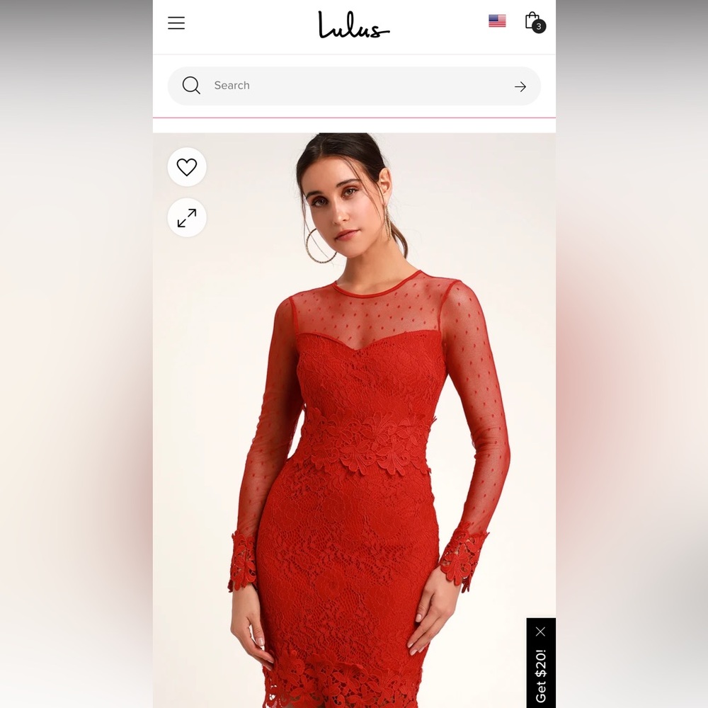 Lulus Lace dress